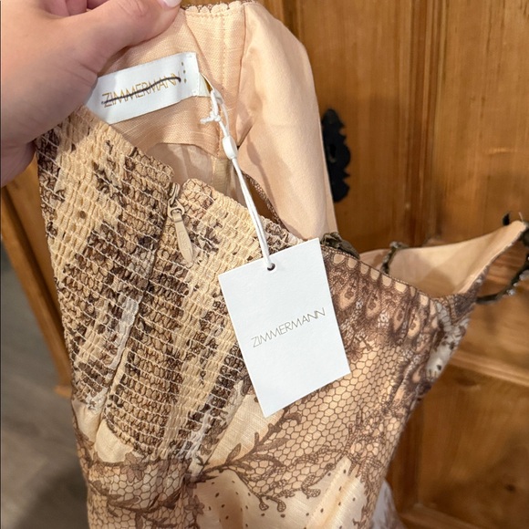 Zimmermann Crush Twist Front Midi Dress - Picture 13 of 15